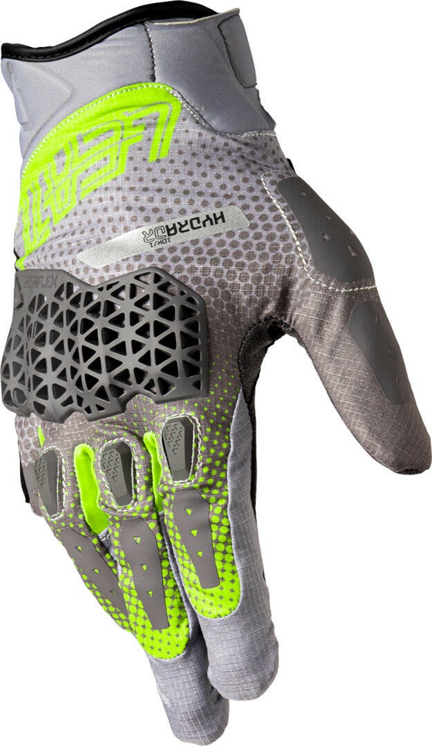 Leatt ADV Hydradri 5.5 Short Gants de moto imperméables Vert/Gris M Figure 3