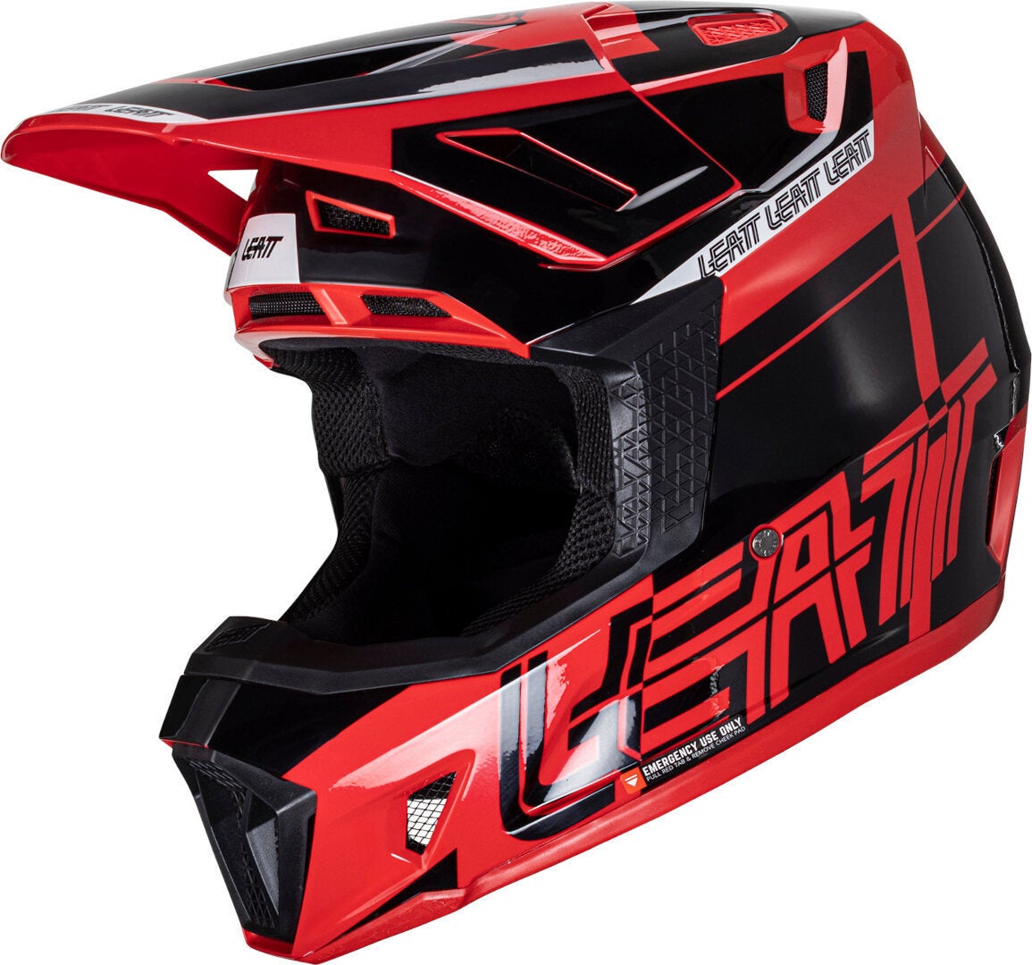 Leatt 7.5 V24 Casco da motocross con occhiali nero/rosso S (55/56) Figura 7