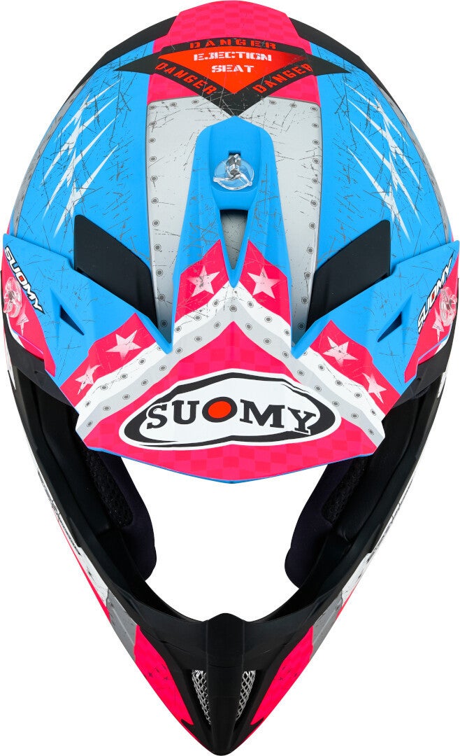 Suomy X-Wing Jetfighter E06 Casco da motocross blu/rosa M (57/58) Figura 3