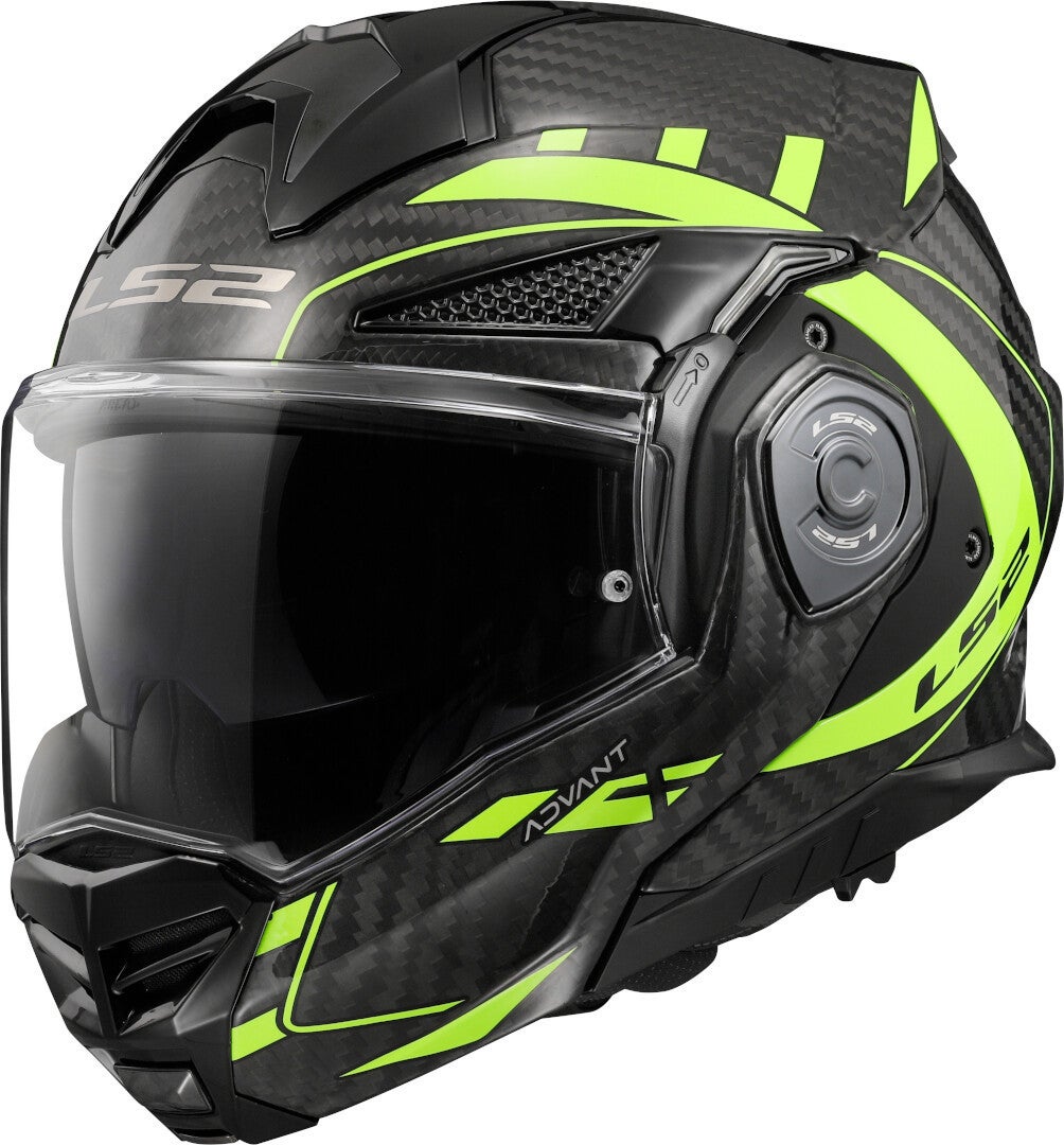 LS2 FF901 Advant X Future Carbon Casco nero/giallo XL (61/62) Figura 1