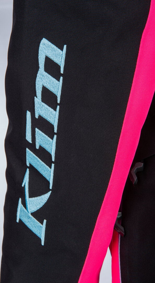 Klim Vailside Ladies One Piece Snowmobile Suit black/light blue/pink Short L Figure 7