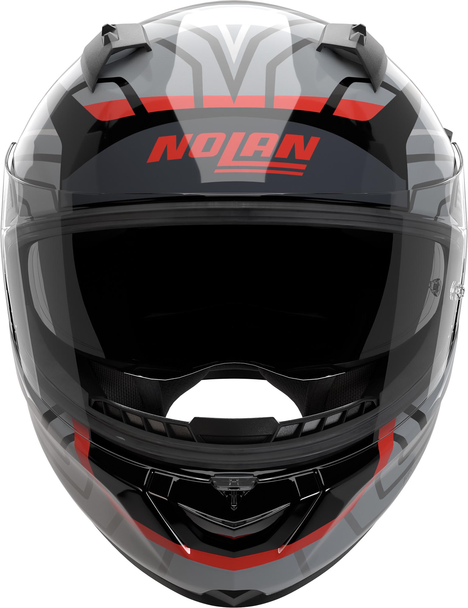 Nolan N60-6 Eclettico Hjälm svart/grå/röd Förlust (60) Figur 3