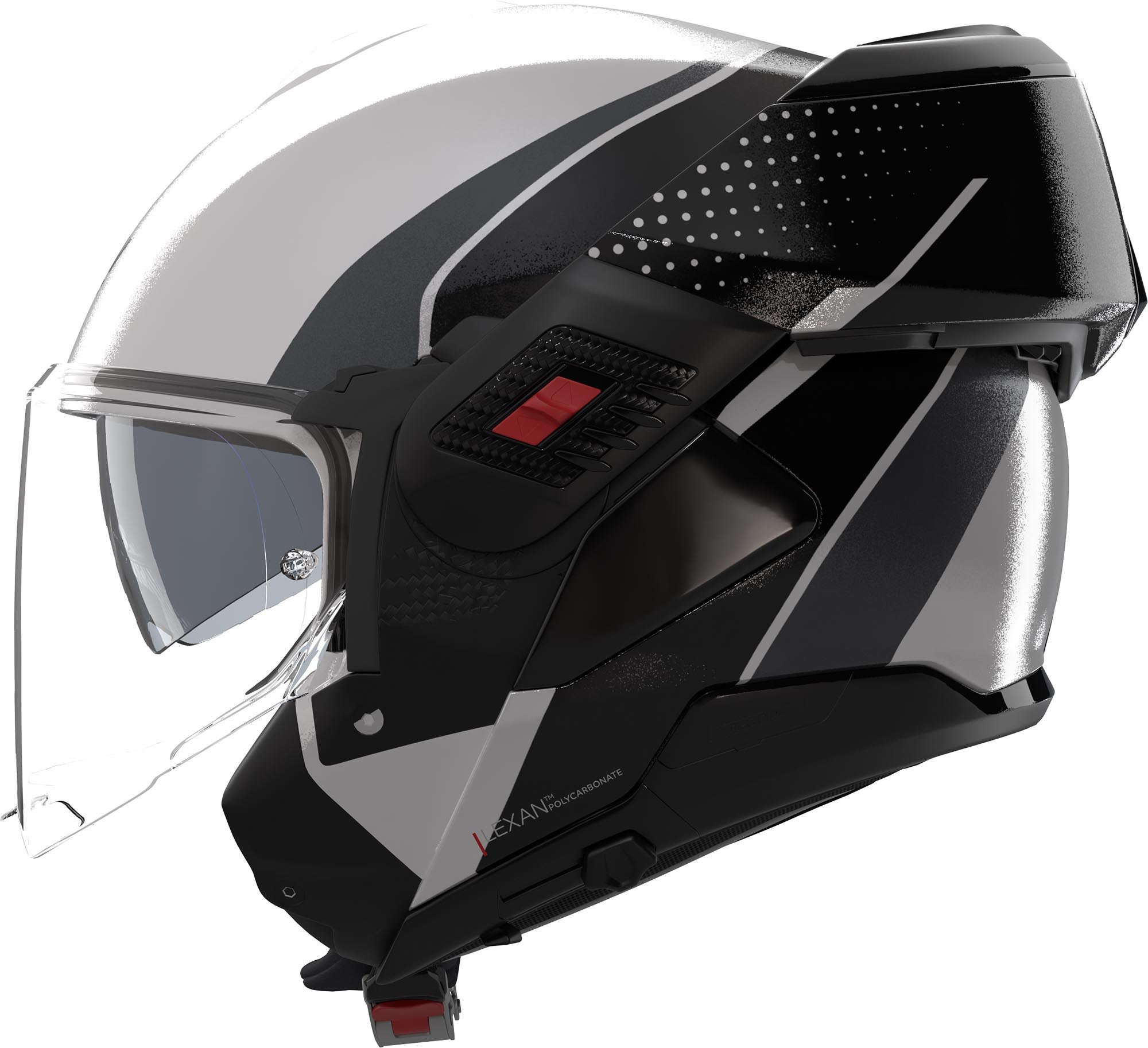 Nolan N120-1 Fluente Helm zwart/wit XXL (64) Figuur 2