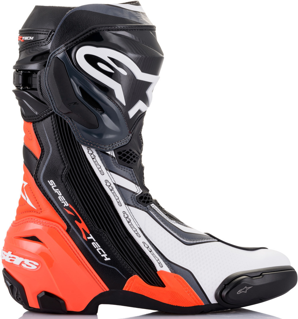 Alpinestars Supertech R Motorcycle Boots black/grey/red 45 Figure 5