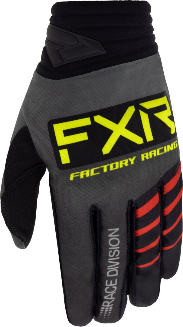 FXR Prime 2023 Motocross Handsker sort/grå/rød XL Figur 1