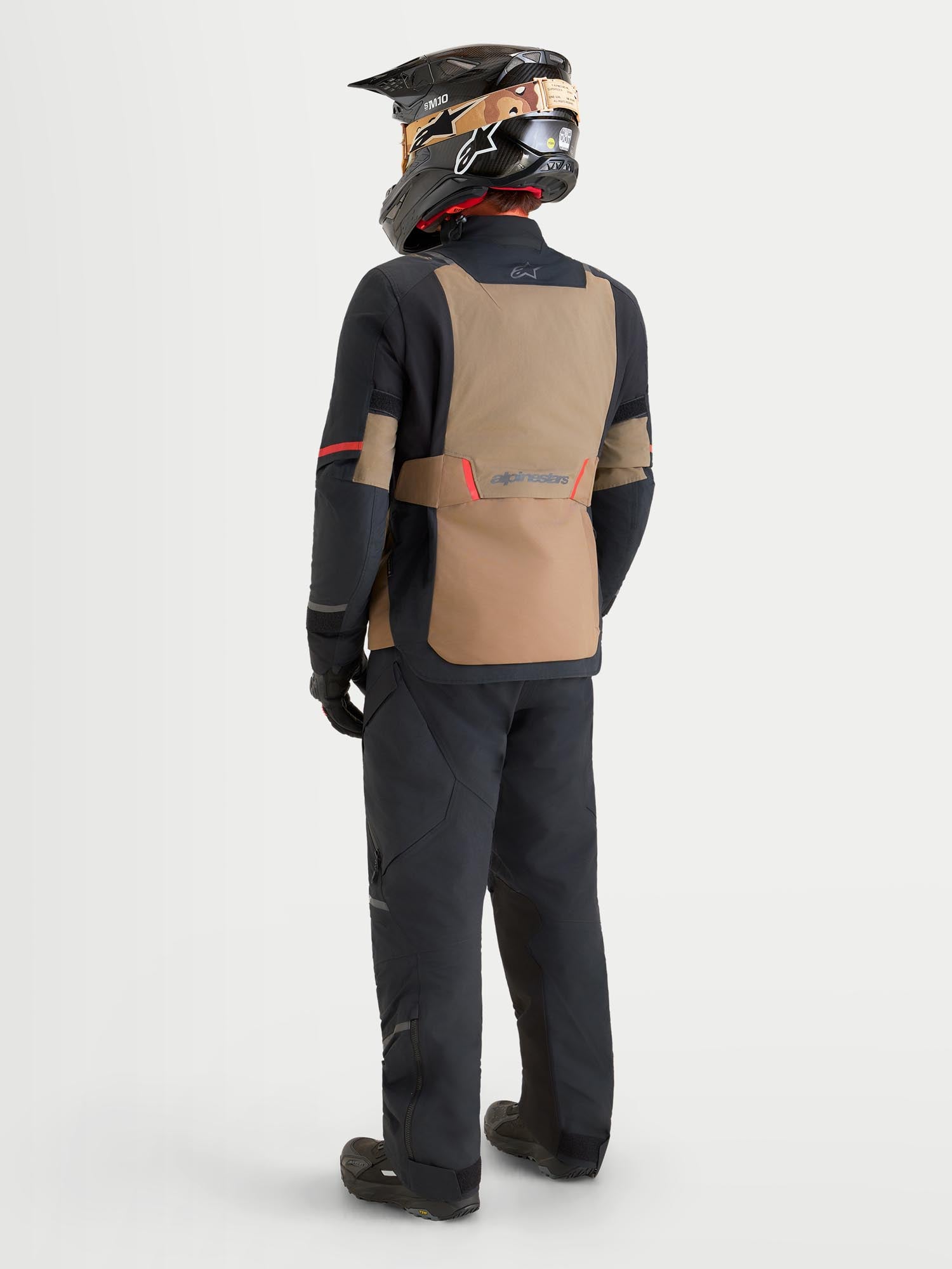 Alpinestars ST-7 V2 2L Gore-Tex Jaqueta têxtil de motocicleta impermeável Marrom/Preto 4XL Figura 5