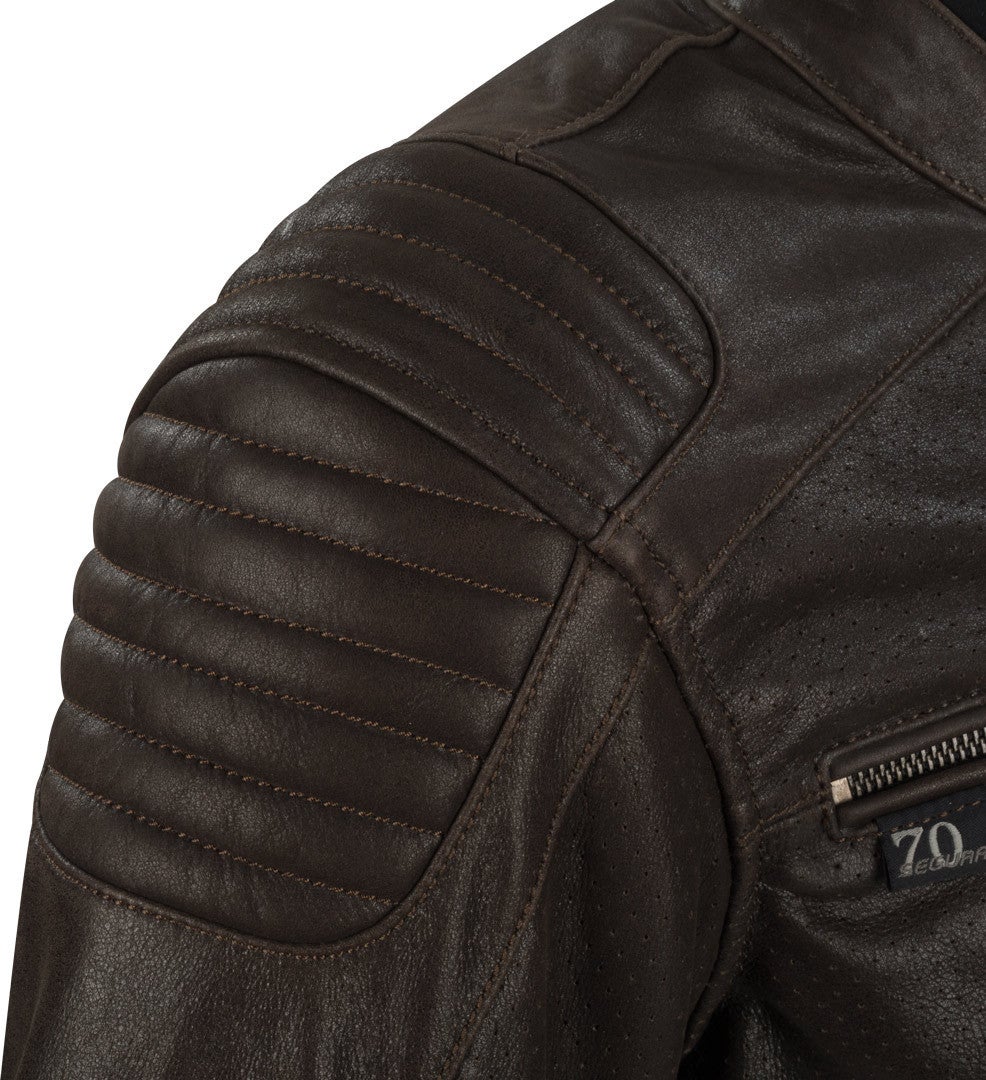 Segura Express perforated Motorcycle Leather Jacket brown 3XL Figure 4