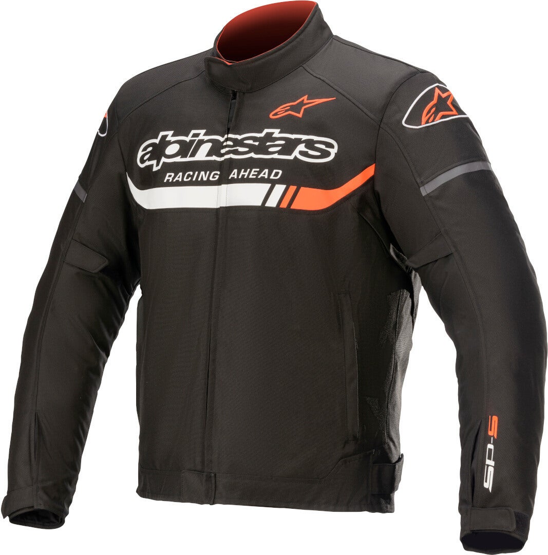 Alpinestars T-SP S Ignition Waterproof Motorcycle Textile Jacket black/white/red XXL Figure 1