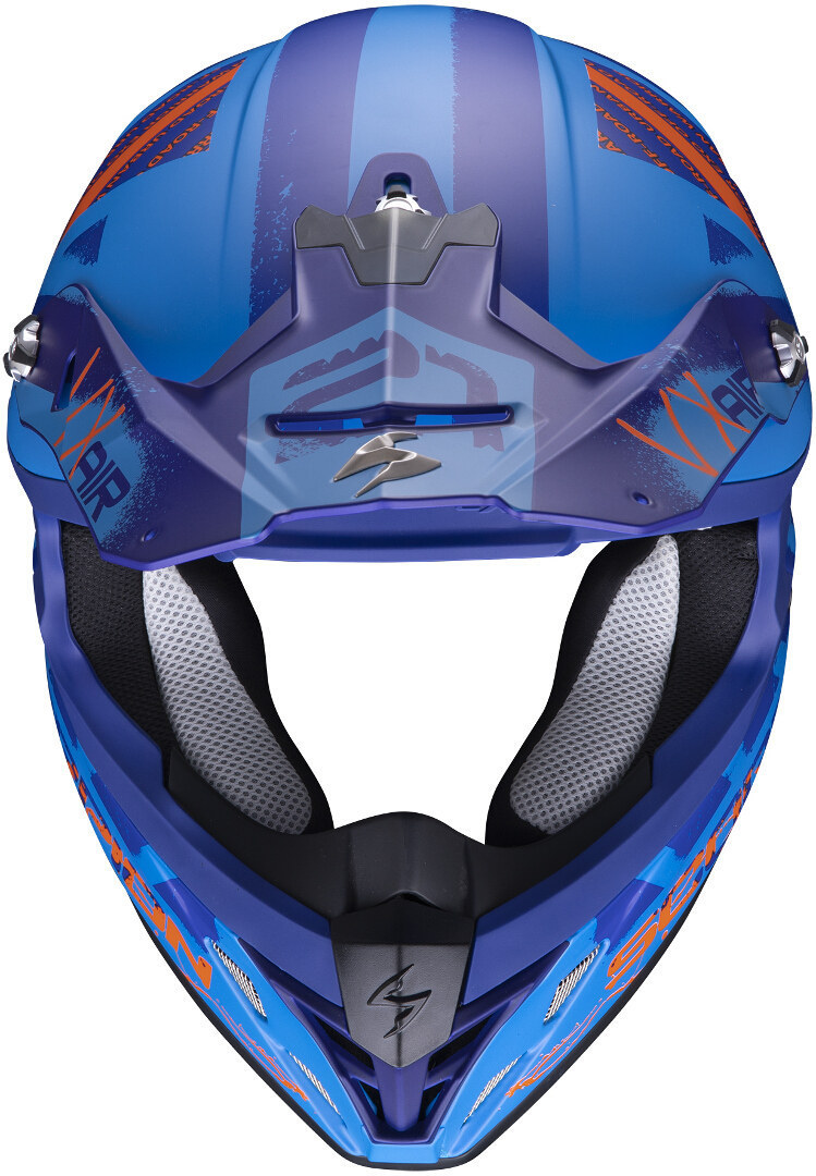 Scorpion VX-21 Air Urba Motocross Hjälm Blå/orange Förlust (59/60) Figur 3