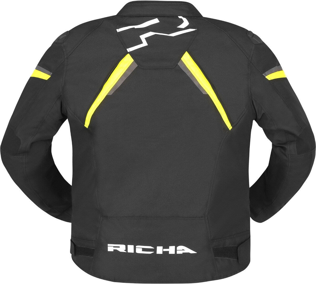 Richa Gotham 3 WP waterproof Motorcycle Textile Jacket black/yellow XXL Figure 3