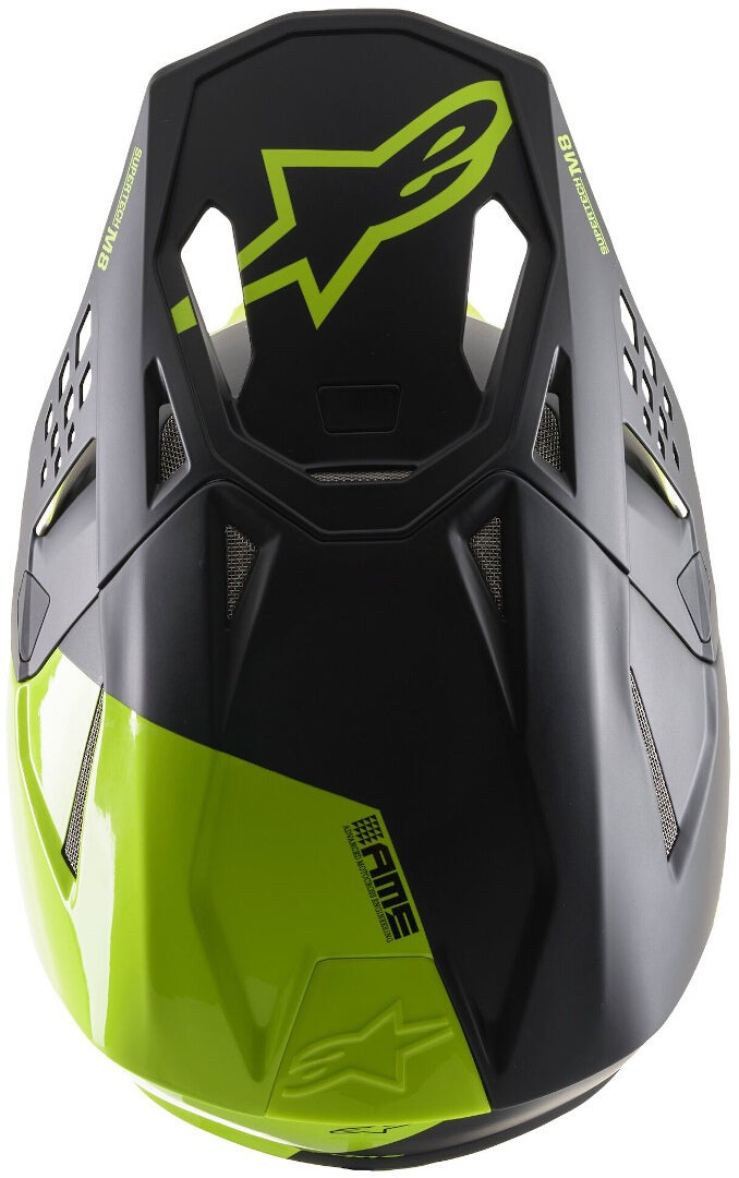 Alpinestars Supertech S-M8 Echo Capacete de Motocross preto/cinza/verde L (59/60) Figura 2