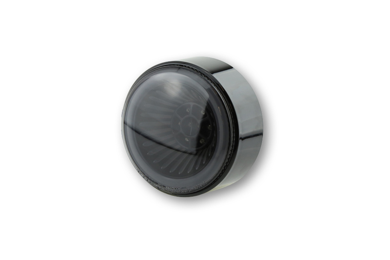 HIGHSIDER smart LED-baklykta Svart Yamaha Style, E-godkänd (1st) Figur 1