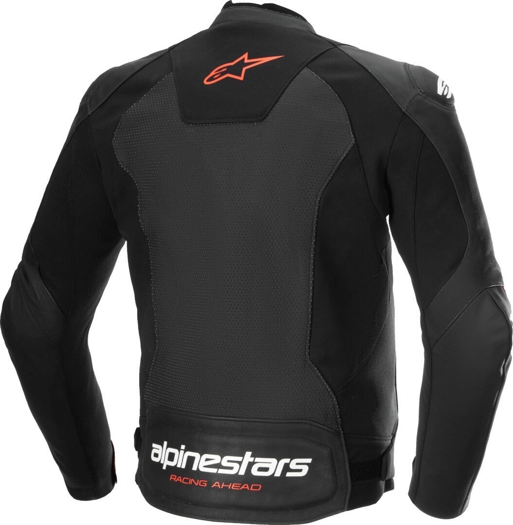 Alpinestars Faster V3 Airflow perforated Motorcycle Leather- / Textile Jacket black/neon-red 52 Figure 2