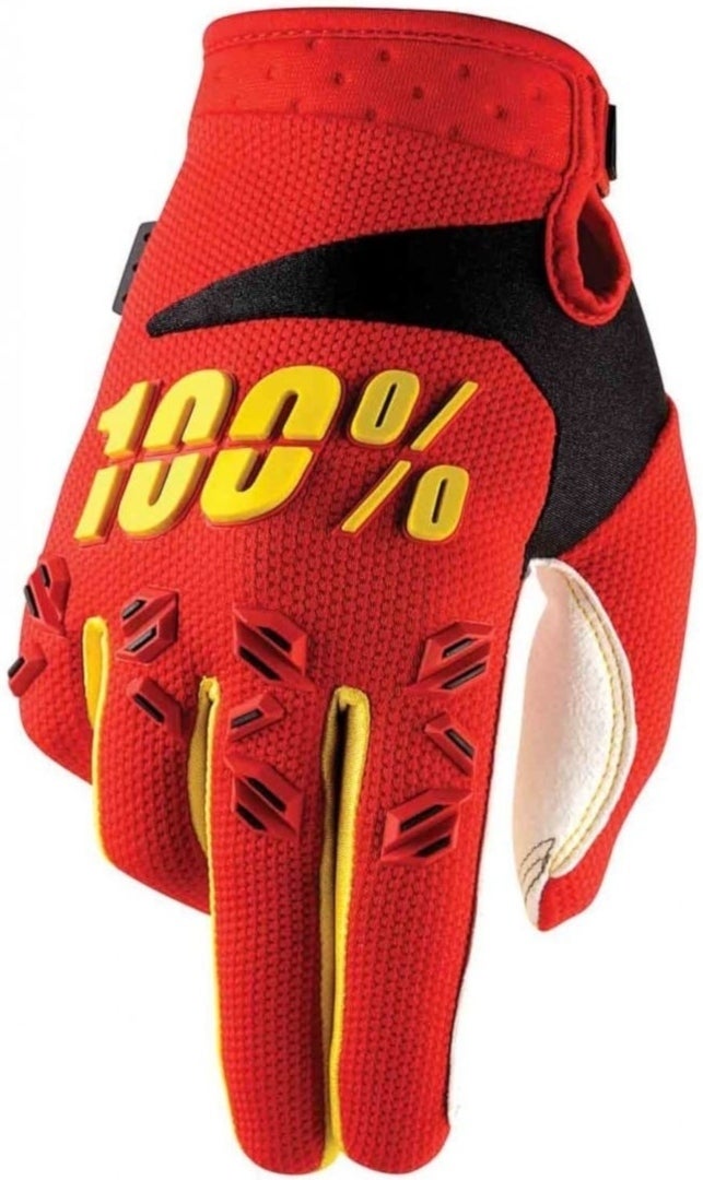 100% Airmatic Motocross Handschuhe rot/gelb XL Abbildung 1