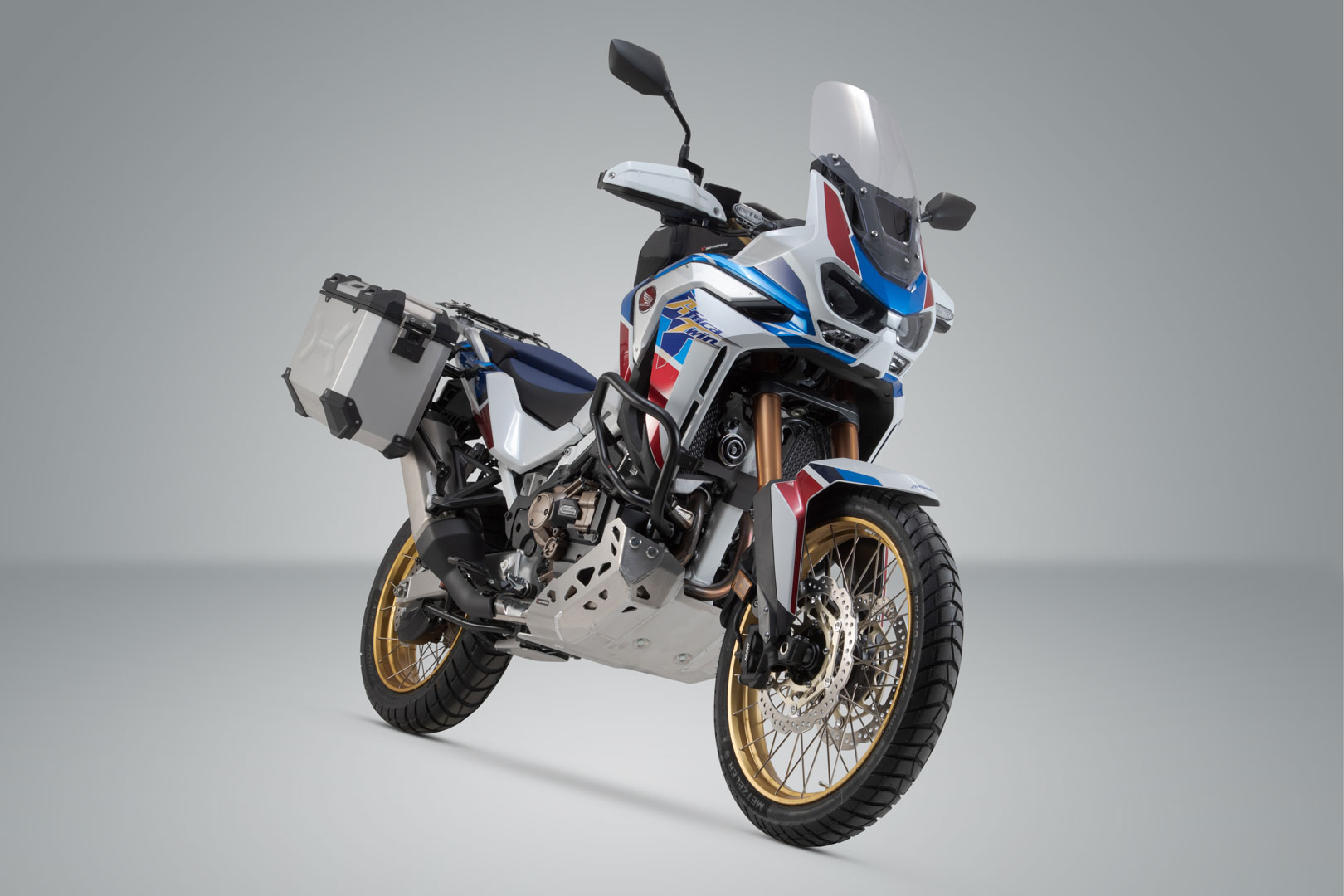 Sistem de carcasă din aluminiu SW-Motech TRAX ADV - Argintiu. 45/37 l. CRF1100L/ Avansat (19-). Suportul OEM. Figura 2
