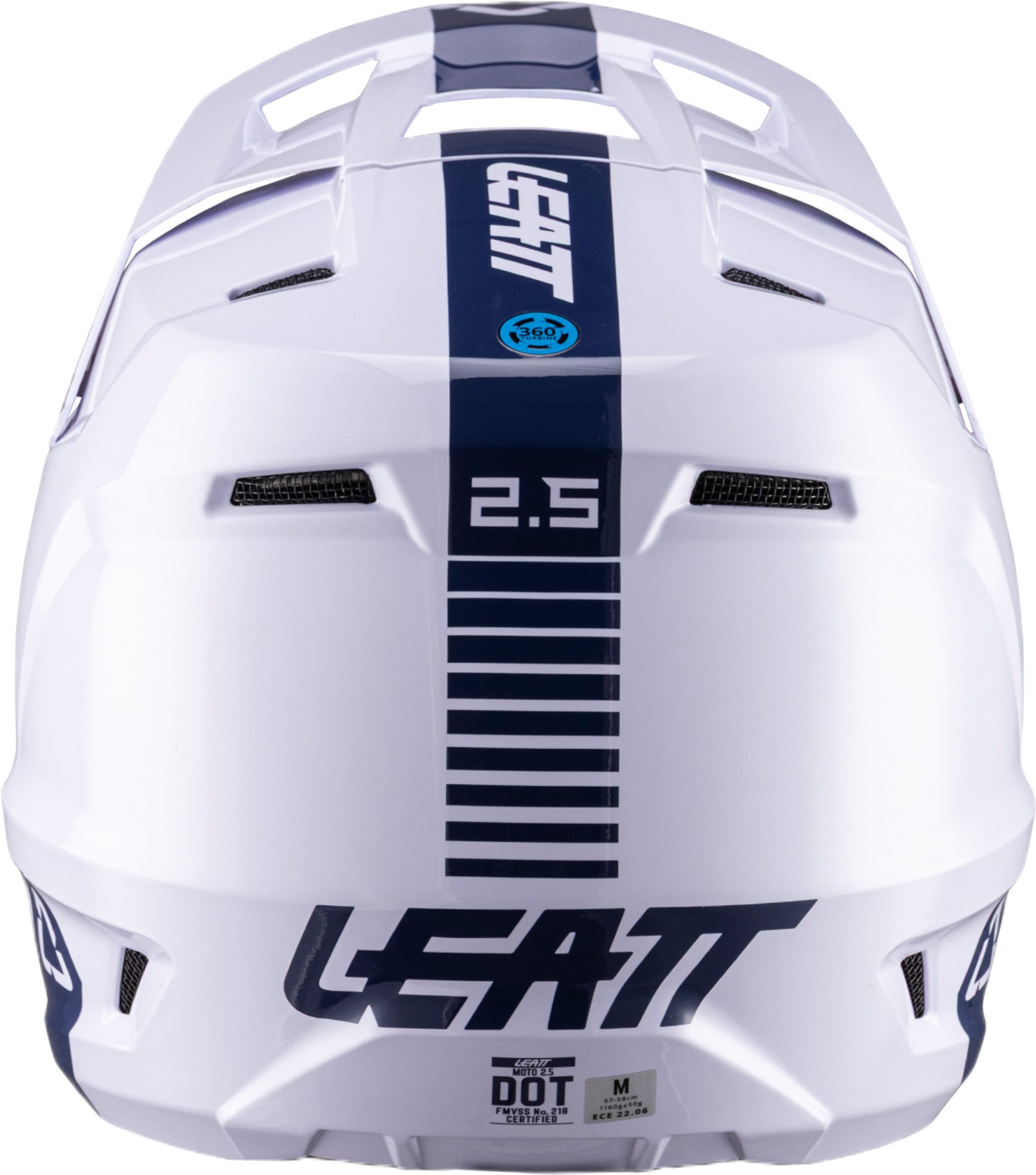 Leatt 2.5 V26 Motocross Helmet white/blue L (59/60) Figure 3