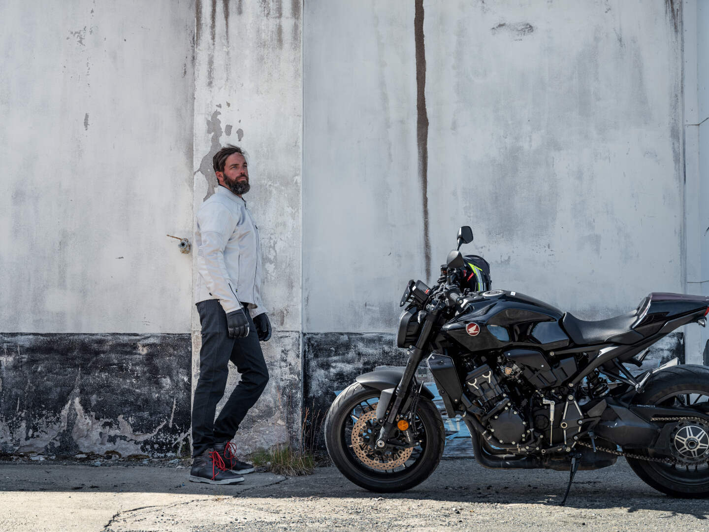 Halvarssons Arvika Motorrad Textiljacke hellgrau/schwarz 60 Abbildung 3