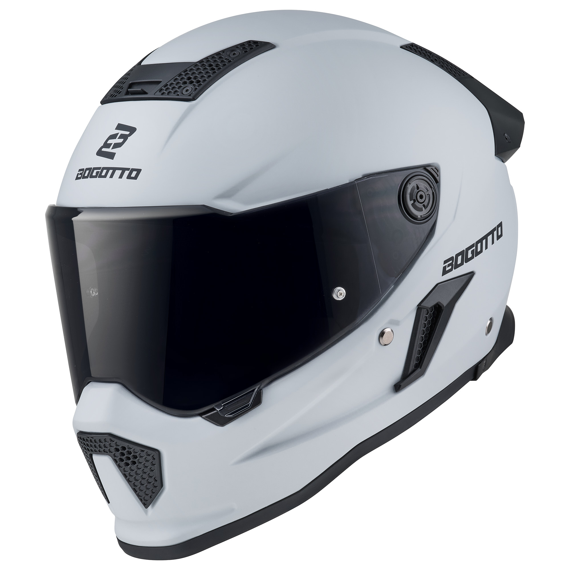 Bogotto Rapto Helmet light grey matt M Figure 1