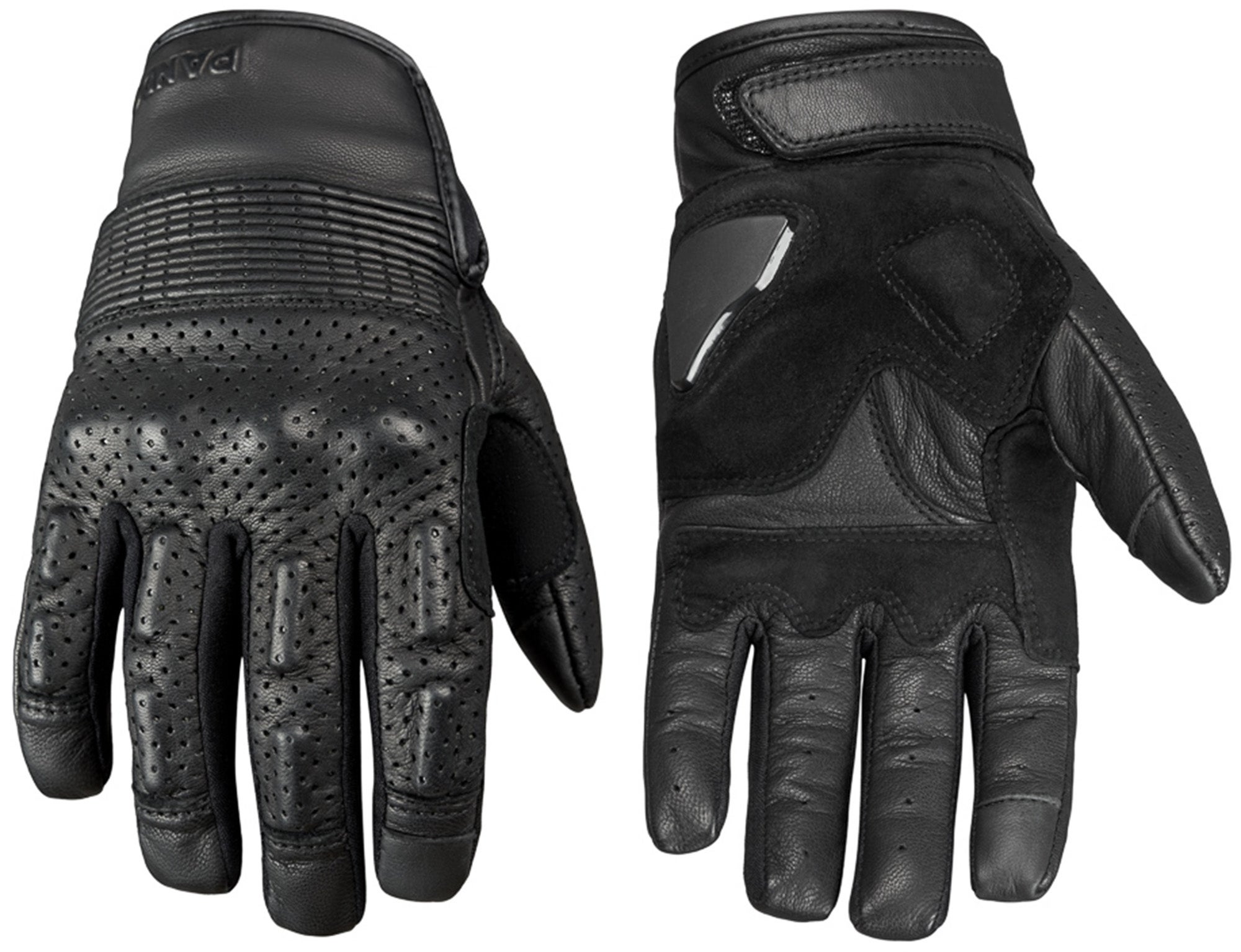 Pando Moto Onyx 02 Gants de moto perforés noir 2XS Figure 2