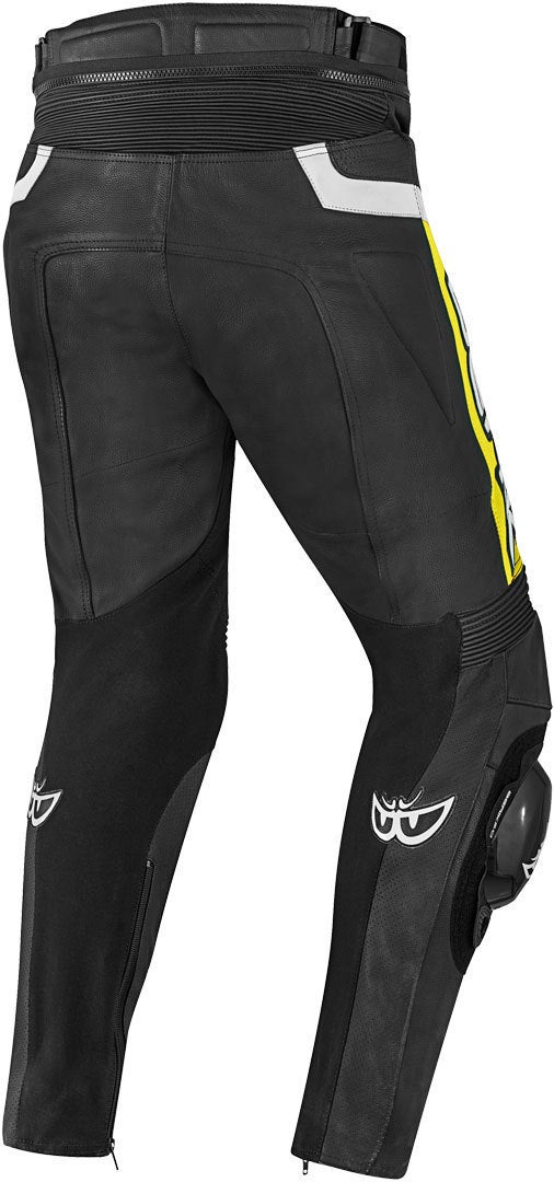 Berik Misle Motorcycle Leather Pants black/white/yellow 56 Figure 2