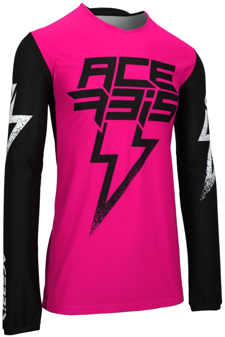 Acerbis X-Flex Blizzard Motocross trøje sort/pink L Figur 1