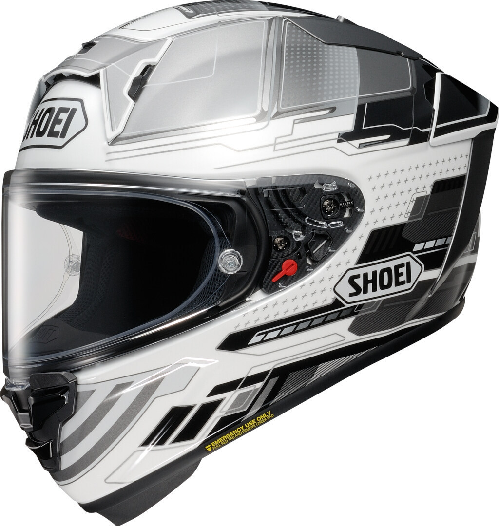 Shoei X-SPR Pro Proxy Helmet white/black/grey S (55/56) Figure 1