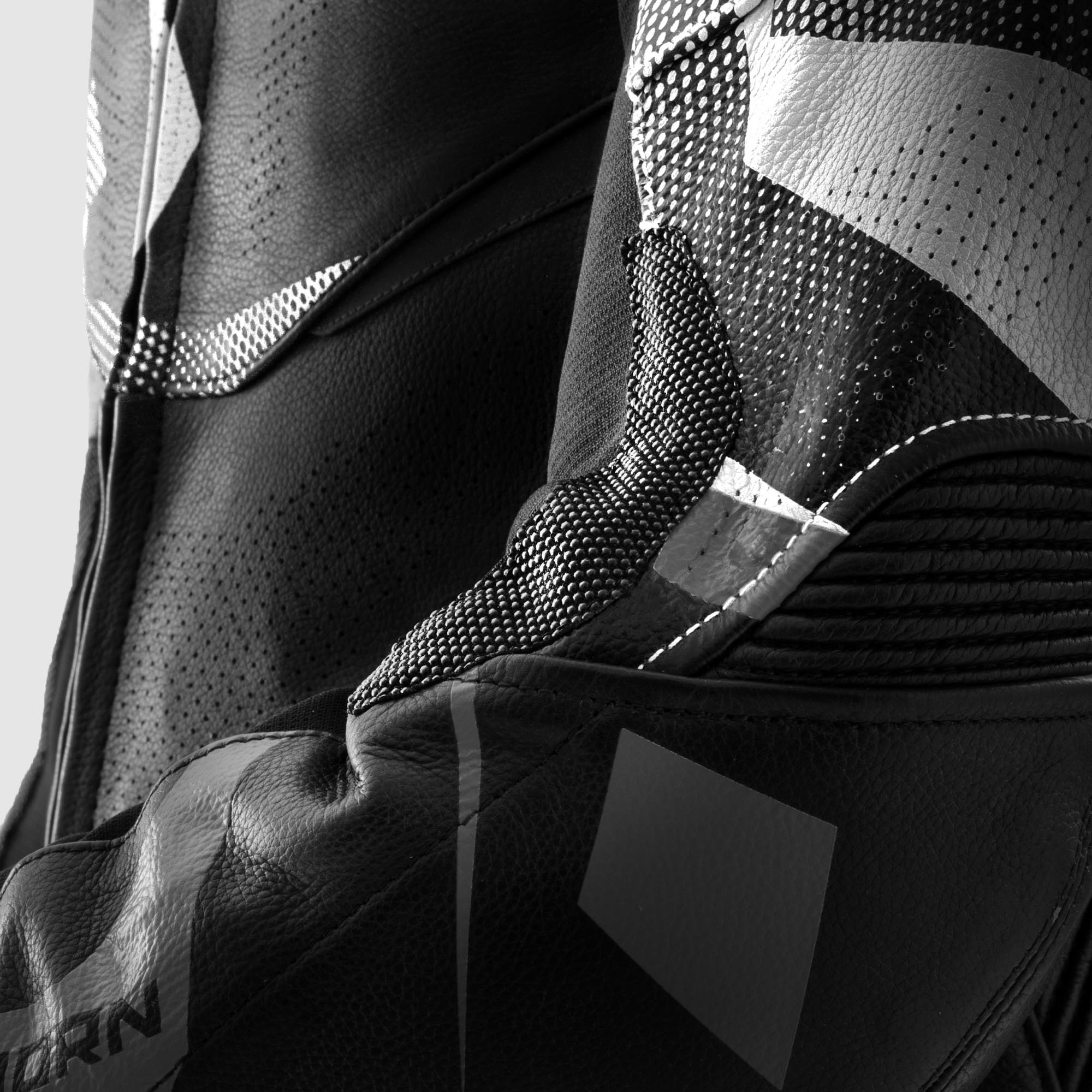 Rebelhorn Inferno Motorcycle Leather Jacket black/white 62 Figure 12