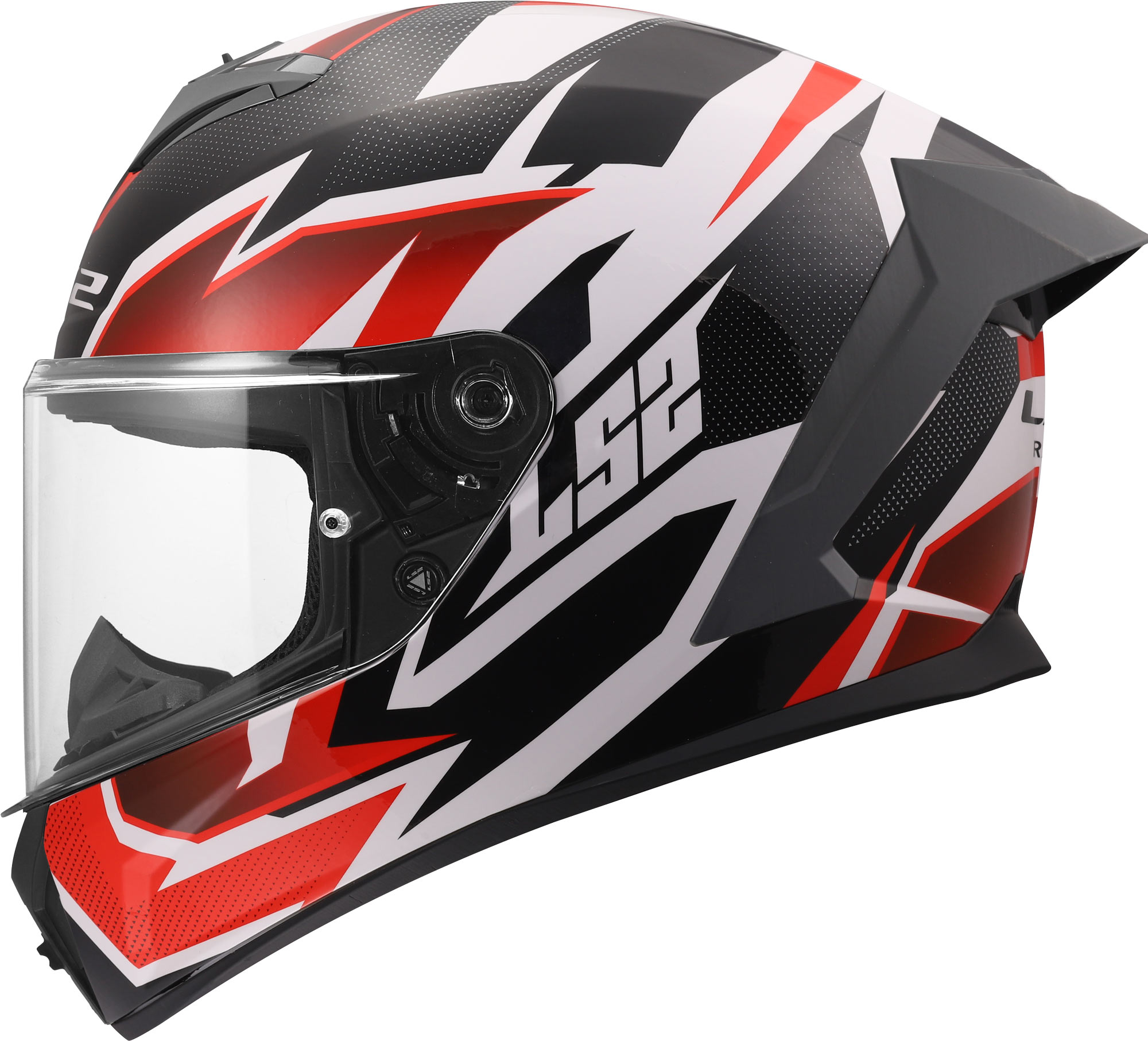 LS2 FF820 Rapid III Xtrem Elmetto bianco/nero/rosso L (59/60) Figura 11