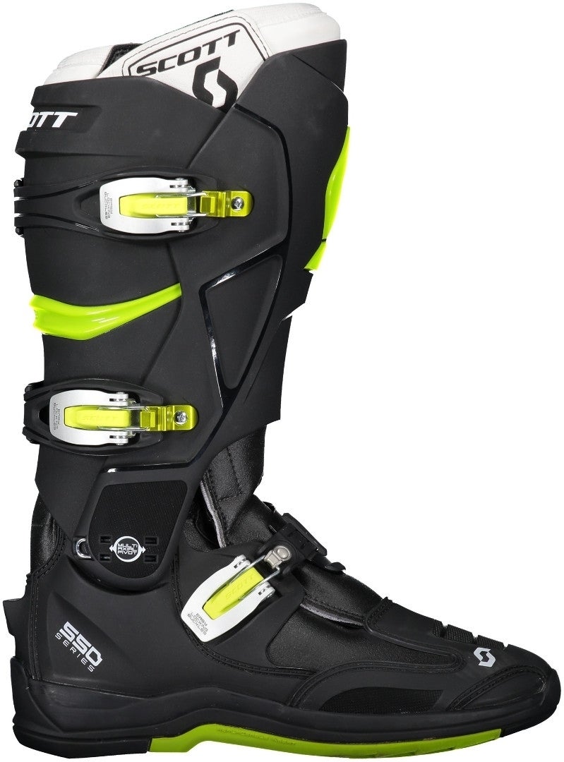 Scott 550 Bottes motocross noir/jaune 44 Figure 6