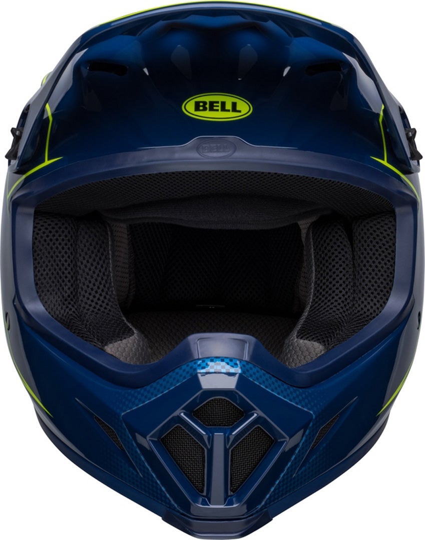 Bell MX-9 Mips Zone Casco Motocross blu/giallo L (59/60) Figura 3