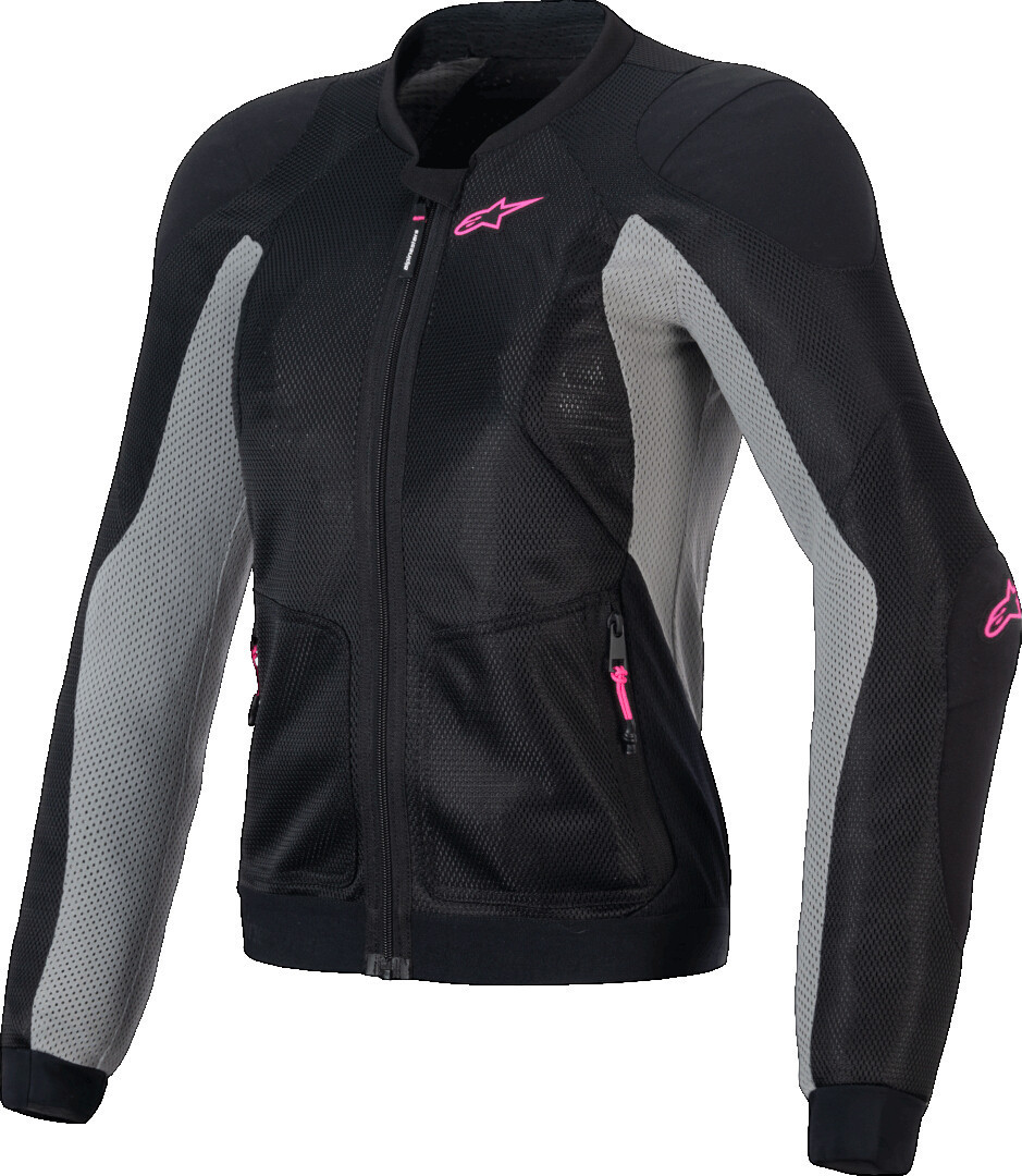 Alpinestars Stella Troop-Air Pro Jachetă de protecție pentru doamne Negru/Gri/Roz S Figura 1
