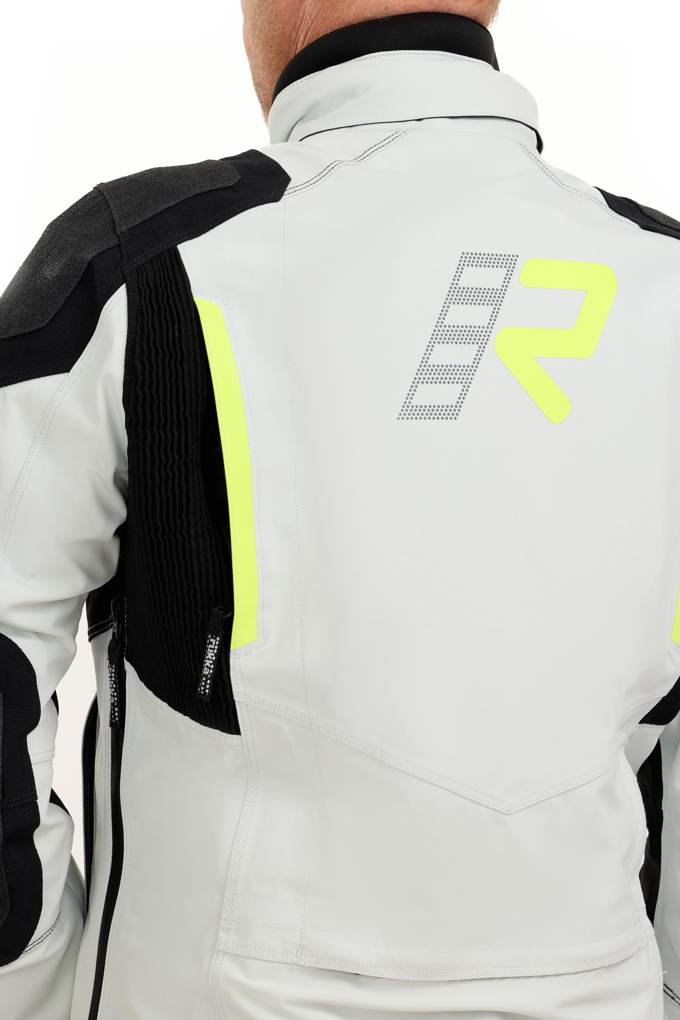 Rukka Shield-R Jaqueta Têxtil de Motocicleta cinza/amarelo 60 Figura 8
