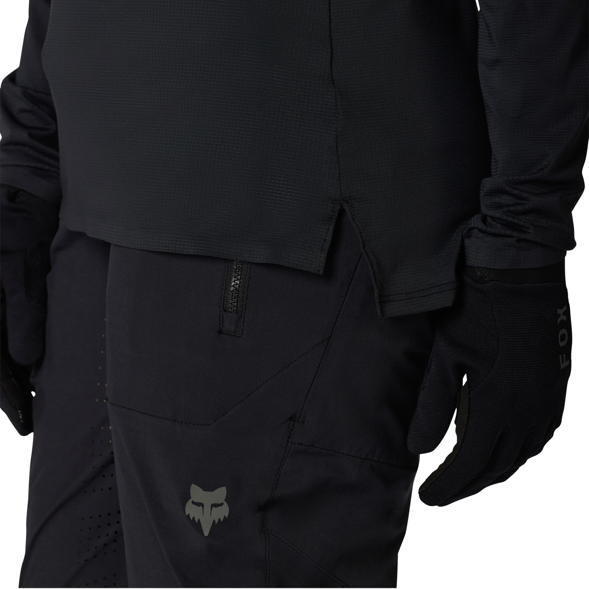 FOX Flexair LS Damesykkeltrøye Svart M Figur 8