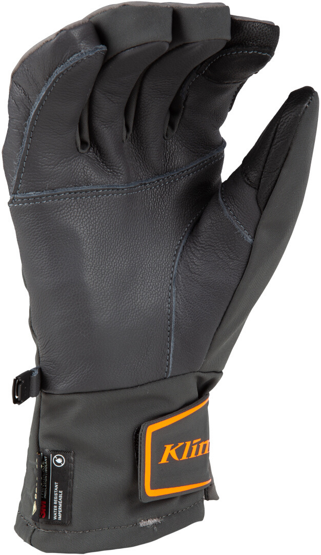 Klim PowerXross Mănuși pentru snowmobile gri/portocaliu 3XL Figura 2