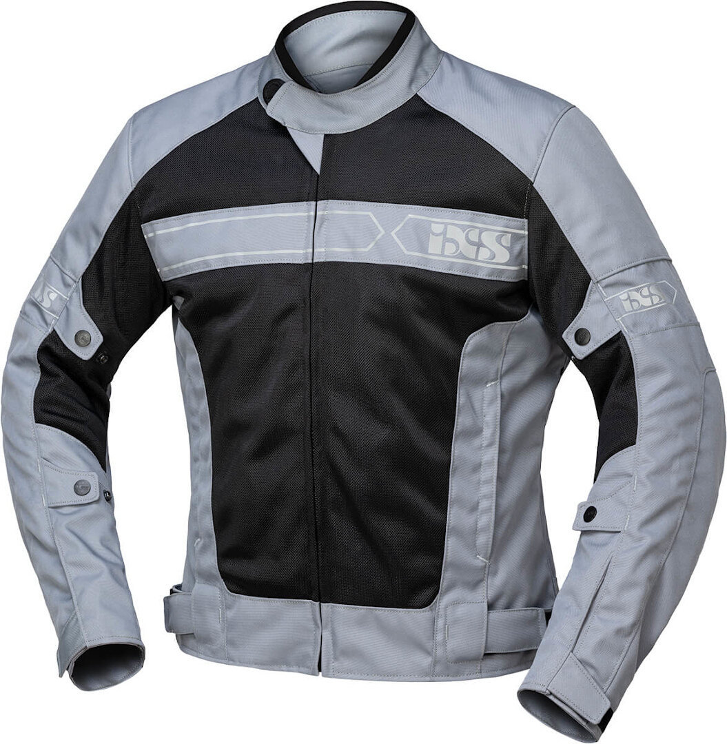 IXS Evo-Air Motorcycle Textile Jacket grey/black 4XL Figure 1