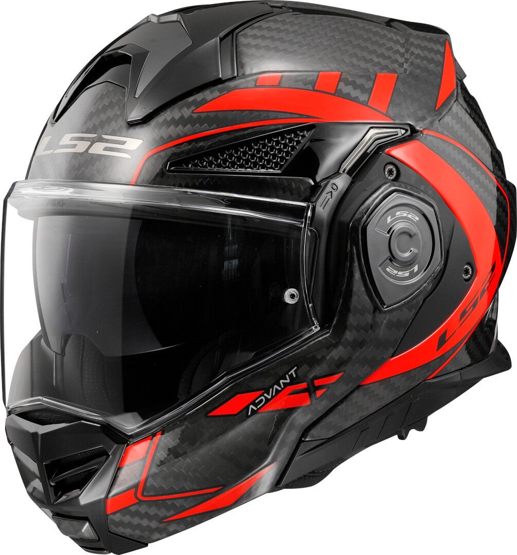 LS2 FF901 Advant X Future Carbon Přilba Černá/červená XXL (63/64) Obrázek 1