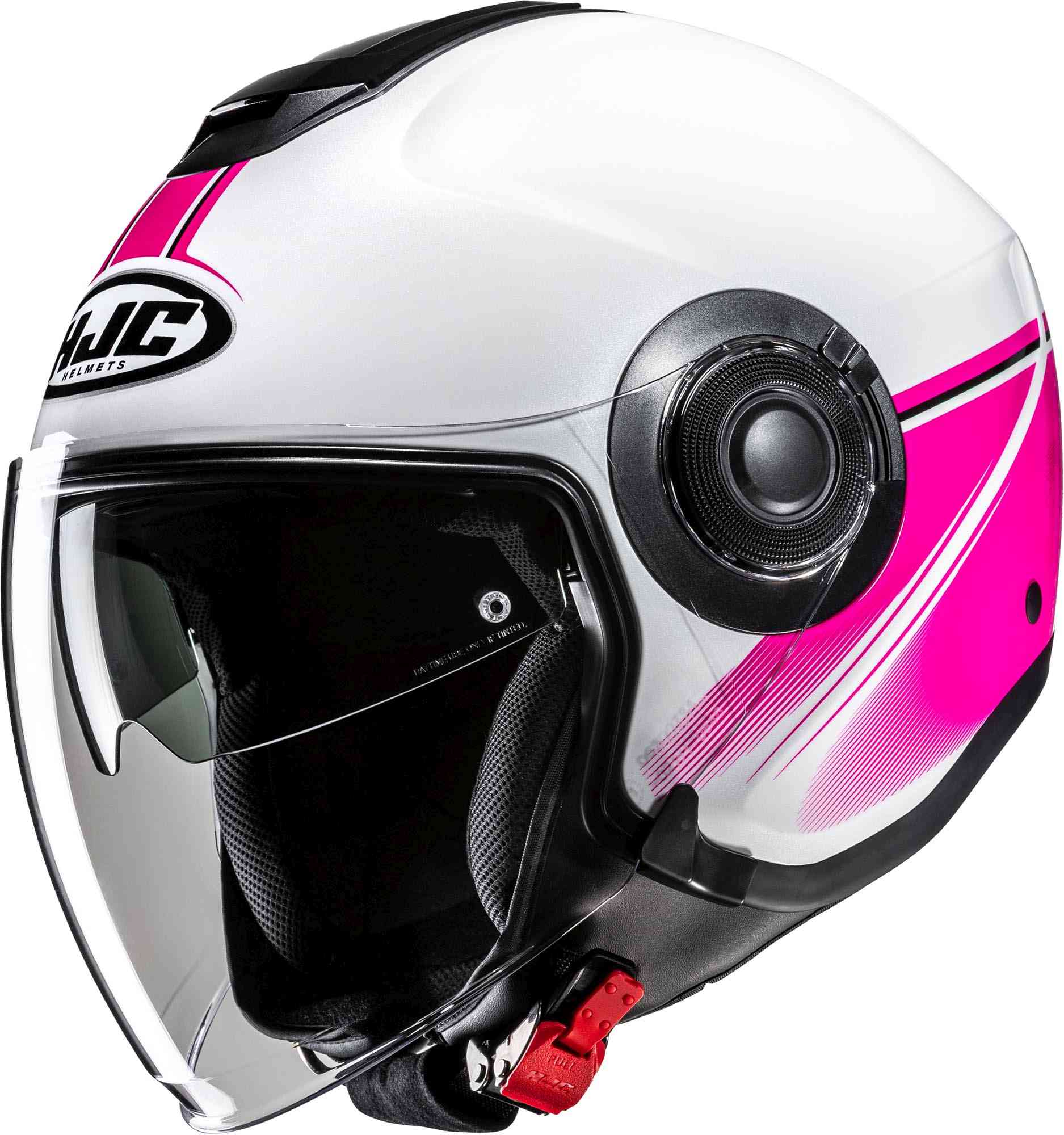 HJC i40N Vision Jet hjälm vit/rosa/svart XS (54/55) Figur 1