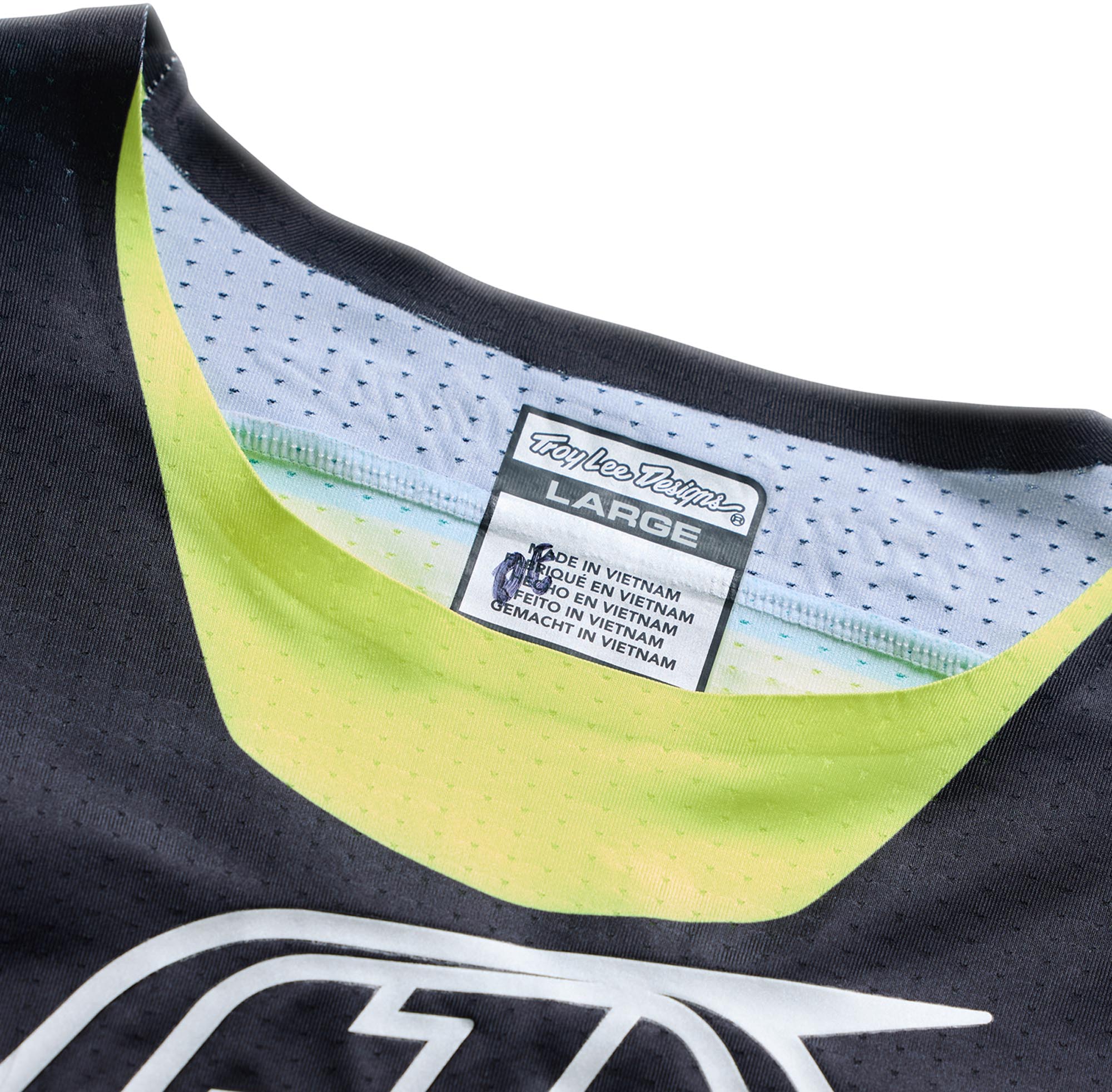 Troy Lee Designs SE Ultra Vision Motocross Jersey white/grey S Figure 8