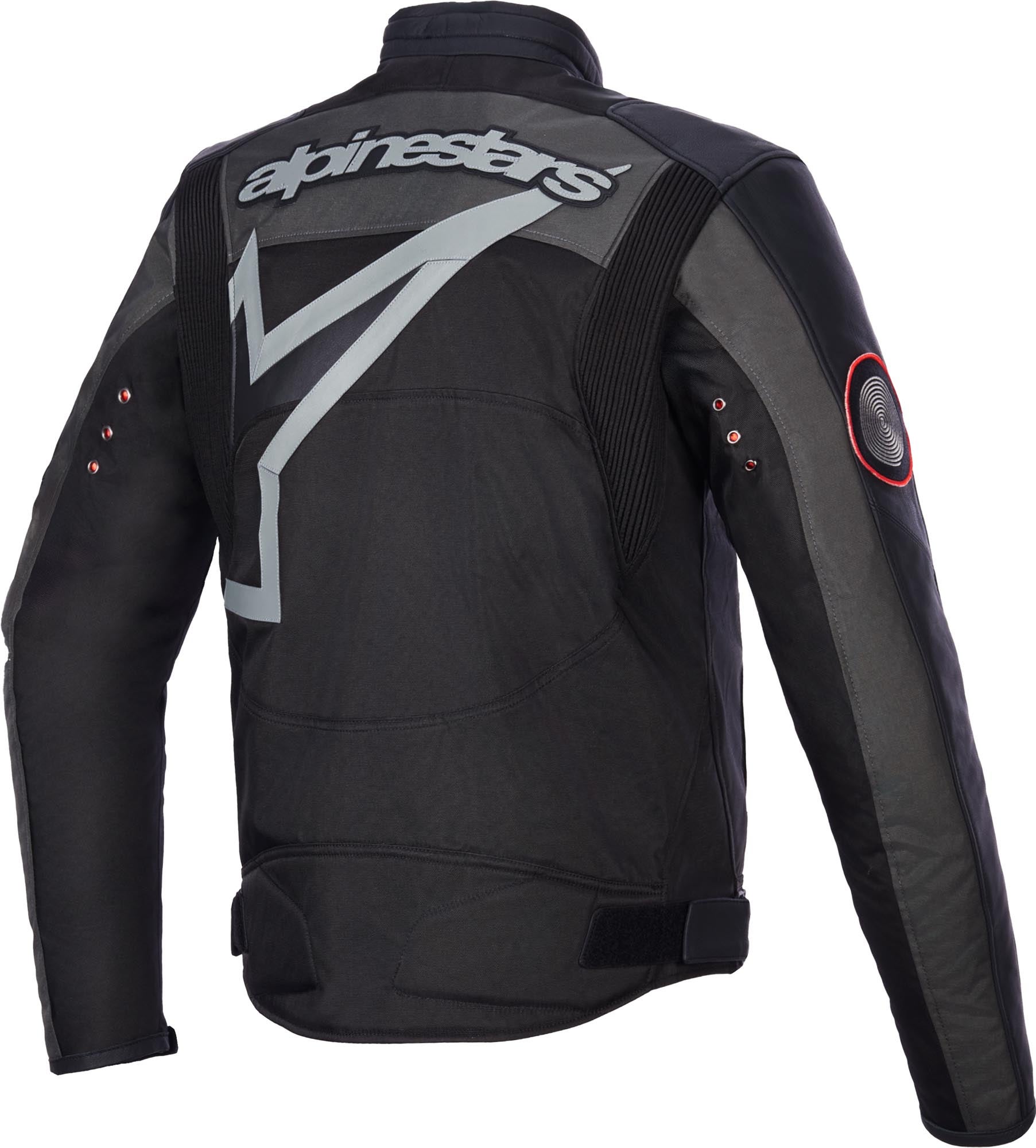 Alpinestars Axton wasserabweisende Motorrad Textiljacke schwarz/anthrazit/rot 4XL Abbildung 2