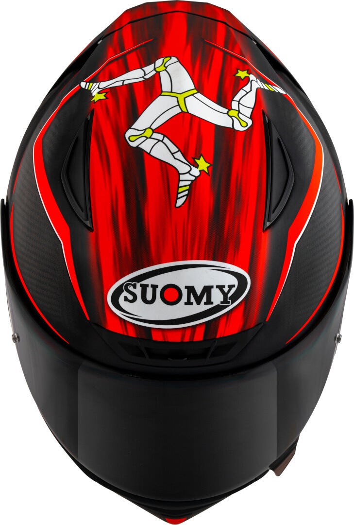 Suomy TX-Pro Johnson Replica E06 Casco nero opaco/rosso S (55/56) Figura 9