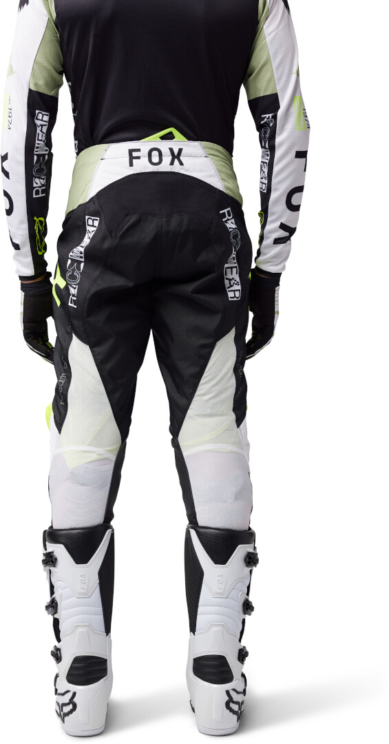 FOX 180 Race Spec Motocross Bukser sort/grøn/hvid 32 Figur 4