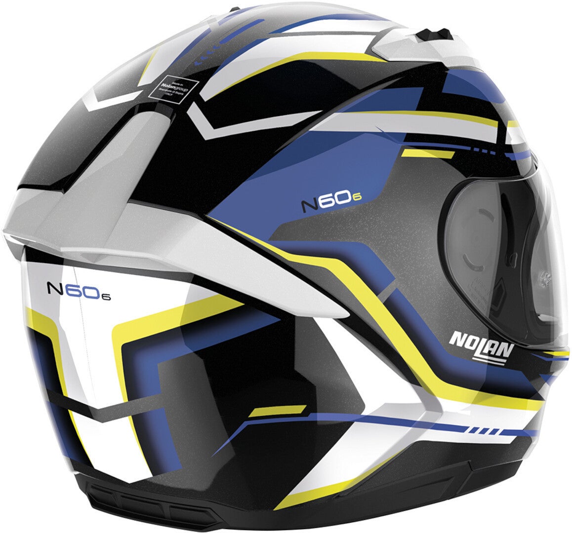Nolan N60-6 Lancer Casco nero opaco/giallo M (58) Figura 4