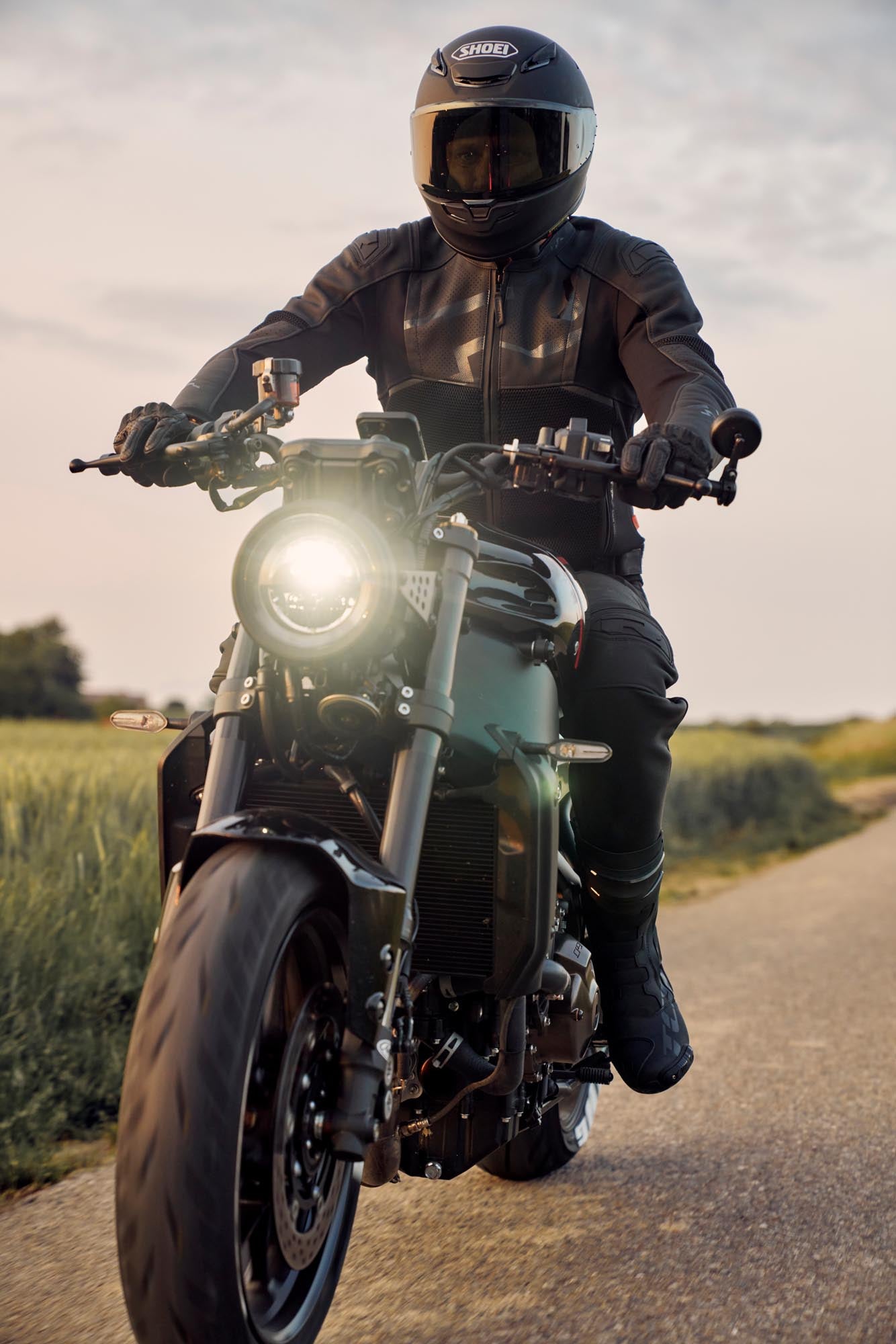 Richa Stradale Evo Motorrad Lederjacke schwarz 50 Abbildung 3