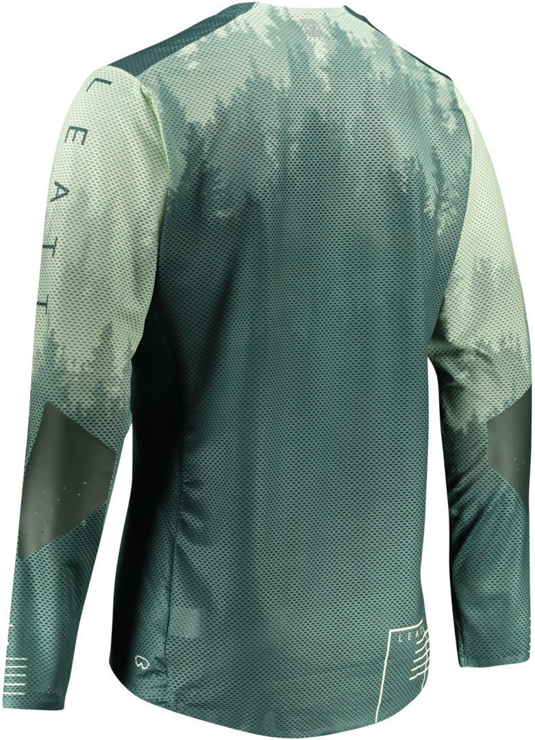 Leatt MTB Gravity 4.0 Fiets Jersey lichtgroen/donkergroen L Figuur 4