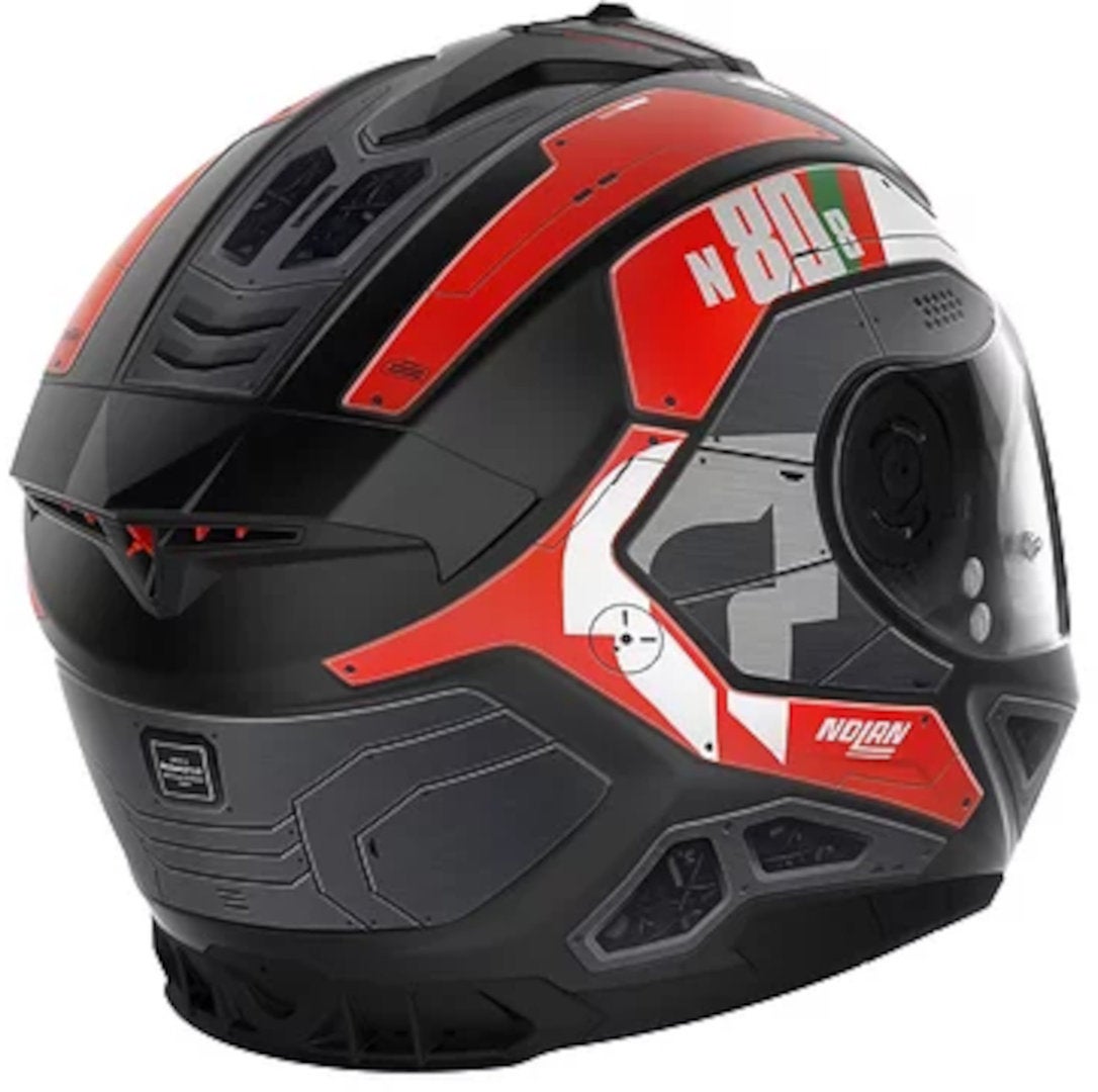 Nolan N80-8 Starscream N-Com Casco nero/bianco/rosso S (56) Figura 2