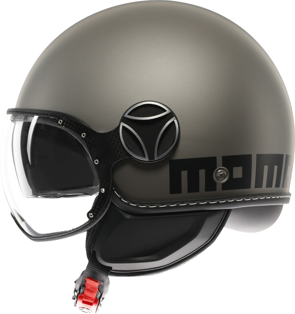 MOMO FGTR Evo Mono 2.0 Jet Helmet Titanium matt L (59/60) Figure 4