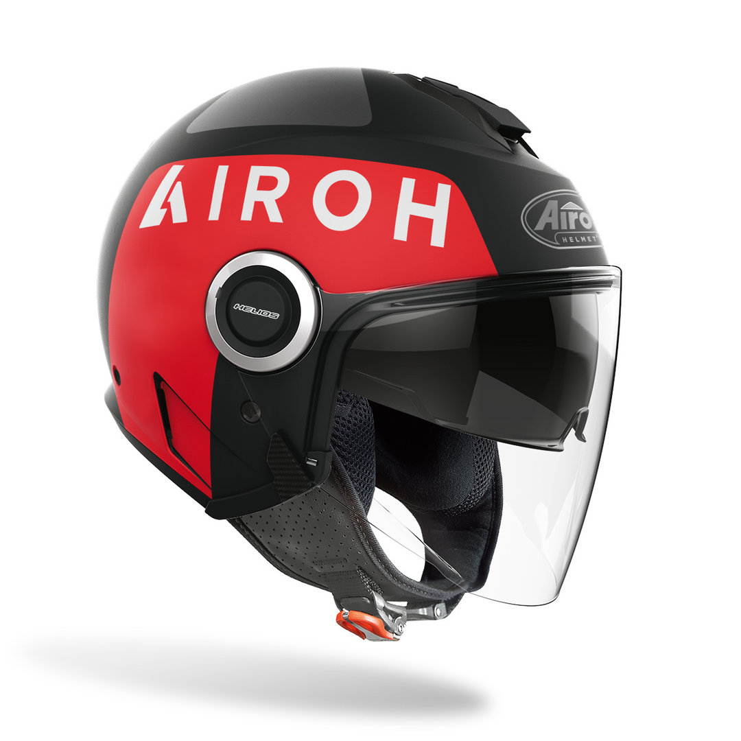 Airoh Helios Up Jet Helmet black matt/red MS (56) Figure 2