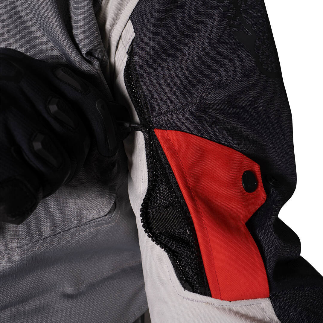 Leatt ADV Multitour 5.5 waterproof Motorcycle Textile Jacket grey/red 3XL Figure 21