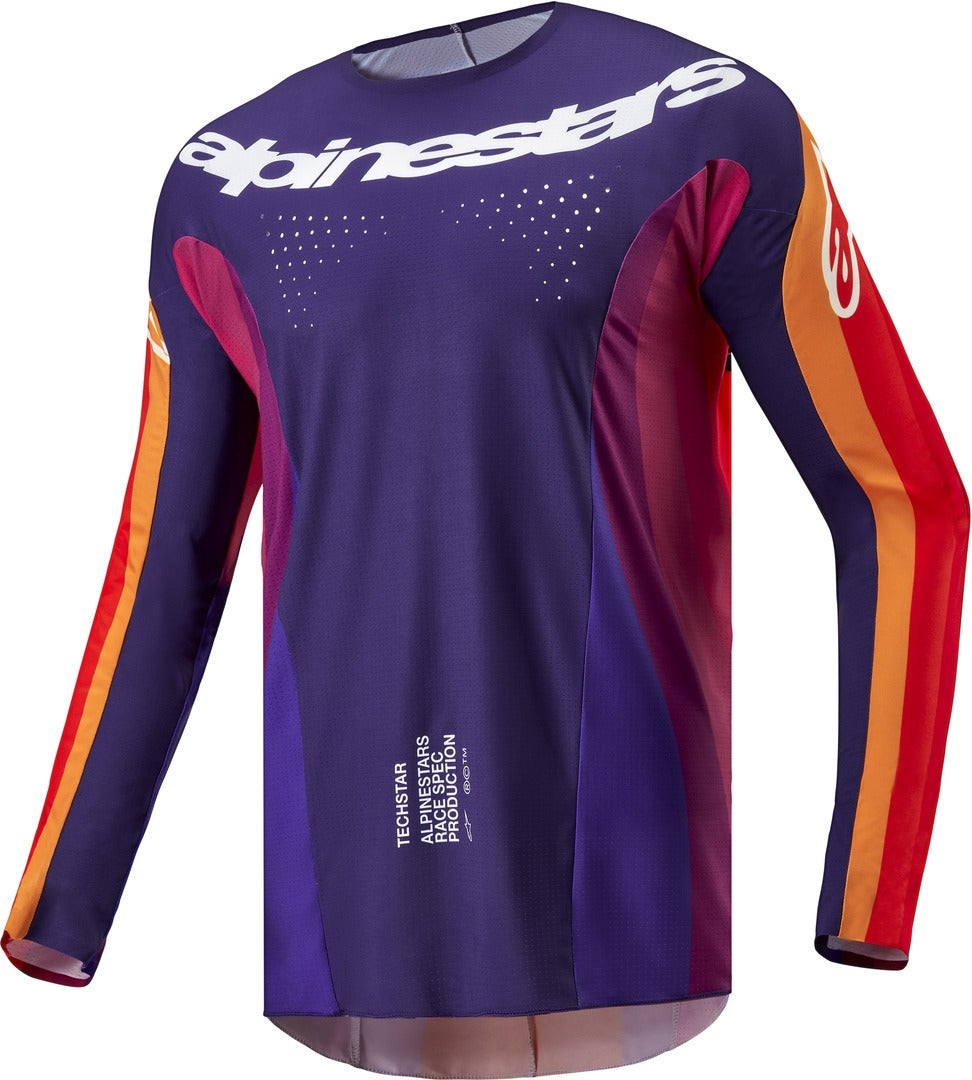 Alpinestars Techstar Pneuma Maglia Motocross blu/viola M Figura 1