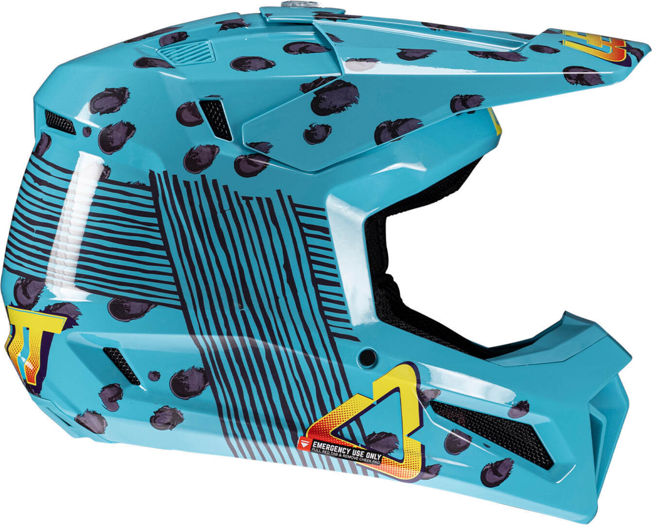 Leatt 3.5 Angled Junior Motocross Helm mit Brille L (53/54) Abbildung 5
